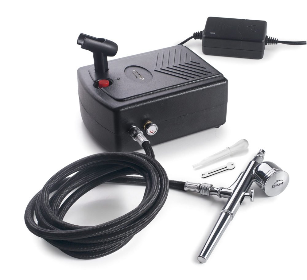 69450.jpg AIRBURSH PISTOLET + COMPRESSEUR – Image 1