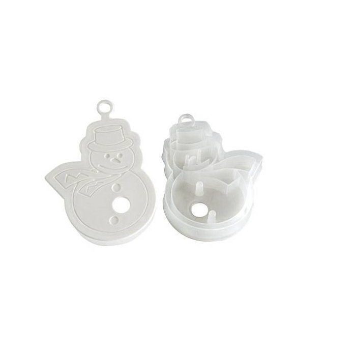 70.100.07.0060.jpg MINI COOKIE CUTTER ACC097 SNOW MAN - BABY CUTTER 115X73 H 25 MM – Image 1