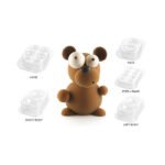 KIT TEDDY -SET 5 STAMPI TERMOFORMATI PER CIOCCOLATO