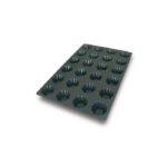 SQ001 - MOULE EN SILICONE N. 24 BRIOCHETTE 79 MM H 35 MM
