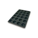 SQ009 - MOULE EN SILICONE N. 24 MUFFIN 69 MM H 39 MM