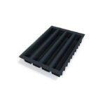 SQ016 - MOULE EN SILICONE N. 4 LOG 50X7 MM 495X70 H 70 MM