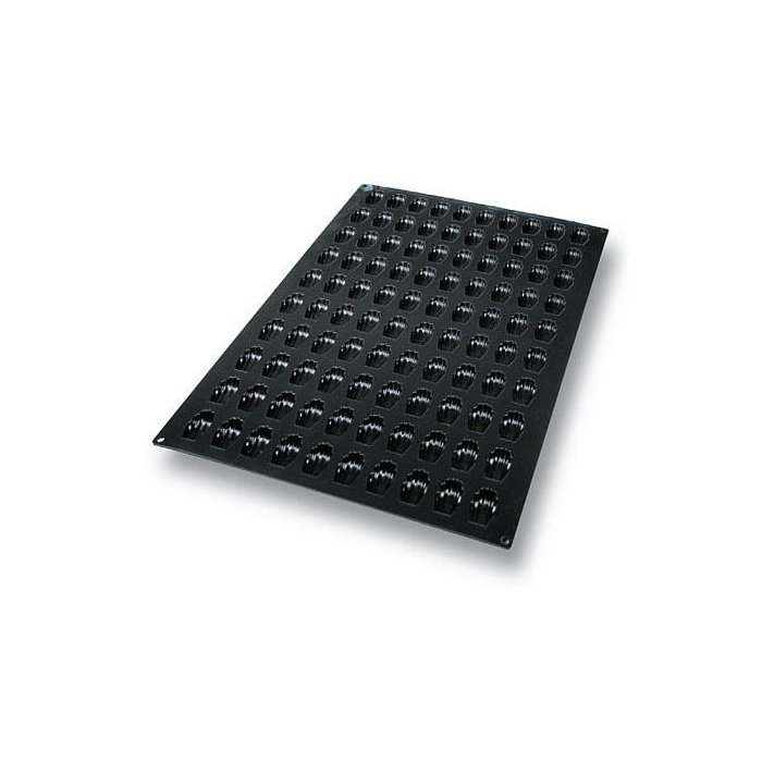 70.418.20.0098.jpg SQ018 - MOULE EN SILICONE N. 90 MINI MADELEINE MM 45X26 H 12 MM – Image 1