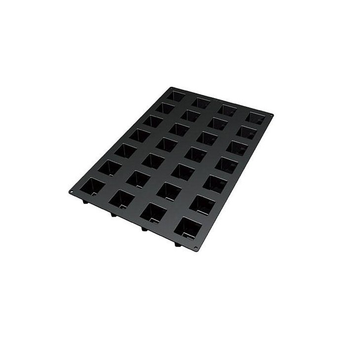 70.421.20.0098.jpg SQ021 - MOULE EN SILICONE 28 COIN DOUX MM 52X52 MM H 50,7 MM – Image 1