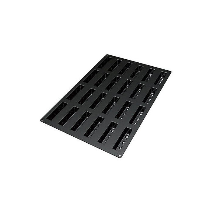 70.423.20.0098.jpg SQ023 - MOULE EN SILICONE N. 24 POIS MM 117X29,5 MM H 33 MM – Image 1