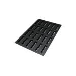 SQ027 - MOULE EN SILICONE 24 KUBE MM 118X30 MM H 31,7 MM