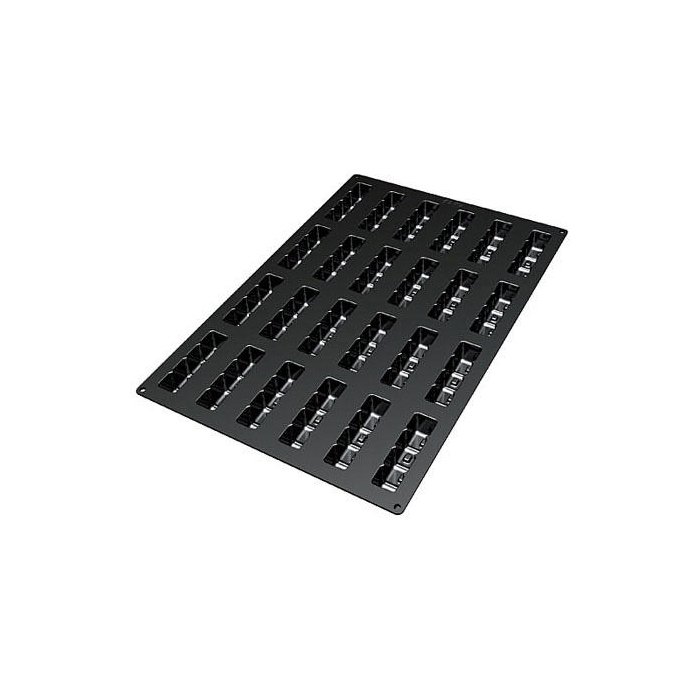 70.427.20.0098.jpg SQ027 - MOULE EN SILICONE 24 KUBE MM 118X30 MM H 31,7 MM – Image 1