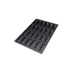 SQ039 - MOULE EN SILICONE 24 TETRIS MM 120X36 MM H 28 MM