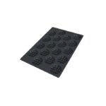 SQ051 - MOULE EN SILICONE N. 18 GAUFFRE ROND 90 MM H 24 MM