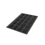SQ052 - MOULE EN SILICONE N. 16 GAUFFRE CARRE 95X70 MM H 24 MM