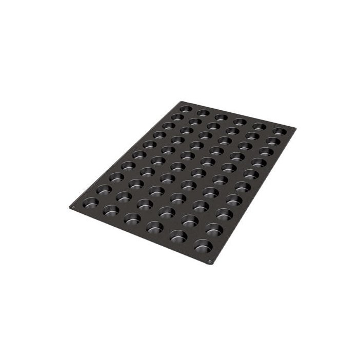 70.455.20.0098.jpg SQ055 - MOULE EN SILICONE N. 60 MUFFIN MIGNON 40 H 20 MM MM – Image 1