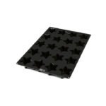 SQ073-MOULE EN SILICONE N20 STAR 94H35MM NOIR