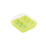 MACADO 6 - BOITE A 6 MACARONS EN PLASTIQUE FLUO GREEN