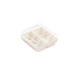 MACADO 6 - BOITE A 6 MACARONS EN PLASTIQUE WHITE