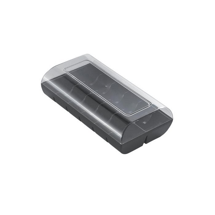 72.352.20.0000.jpg BOÎTE À 12 MACARONS EN PLASTIQUE BLACK – Image 1
