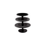 HULA UP BLACK XXL - SUPPORT A CAKE MULTI NIVEAUX 240 MM - 300 MM - 350 M