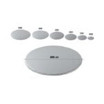 SUPPORT A CAKE ROND ARGENTE 35 CM
