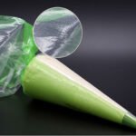 POCHE A DOUILLES VERT/ TRANSPARENT ANTI SLIP 53Cm (100pcs roll)