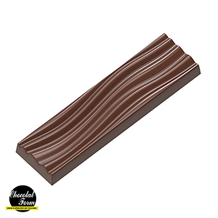 CF0224.jpg Moule à chocolat bar rippled sea – Image 1