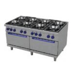 Cuisinière professionnelle 8 feux et 2 fours à gaz G900 PRIMAX
