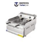 Friteuse Double Posable Électrique 5+5 L ESTUFA – Performance et Polyvalence en Cuisine