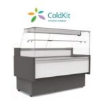 Vitrine à pâtisserie droite blanche 1m – Élégance et fraîcheur pour vos créations sucrées