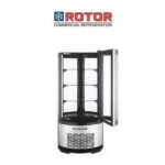 Vitrine réfrigérée cylindrique fixe 3 étages 100 L – Rotor