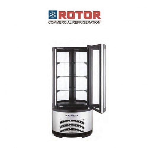 arc100-01-e1588683348638.jpg Vitrine réfrigérée cylindrique fixe 3 étages 100 L – Rotor – Image 1