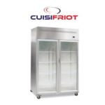 Armoire réfrigérée 2 portes vitrées positive statique 910L CUISIFRIOT