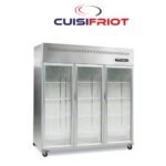 Armoire positive statique 3 portes vitrées 1380L CUISIFRIOT