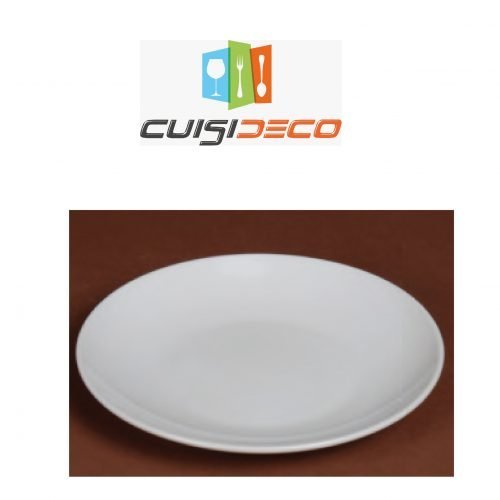 assiette-01-3-e1589207143887.jpg Assiette plate porcelaine rond – Image 1