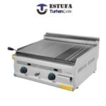 Barbecue à Pierres Volcaniques Double Posable à Gaz – ESTUFA
