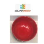 Bol a salade en melamine rouge/noir