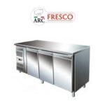 Comptoir bar inox 3 portes – Fresco