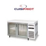 Comptoir réfrigéré 2 portes vitrées 1360 CUISIFRIOT