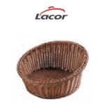 Corbeille à pain ronde maxi en couleur brun