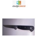 Couteau manche solide noir