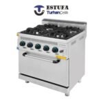 Cuisinière 4 feux sur four à gaz G900 – ESTUFA