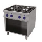 Cuisinière à Gaz 4 Feux avec Placard Ouvert G700 – PRIMAX