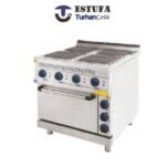 Cuisinière 4 Plaques sur Four Électrique G900 ESTUFA
