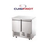 Meuble Saladette en Inox 2 Portes CUISIFRIOT