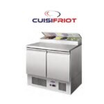Meuble Saladette 2 Portes en Inox CUISIFRIOT