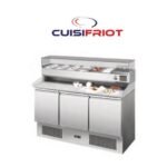 Meuble à pizza dessus marbre 3 portes sans vitrine – CUISIFRIOT
