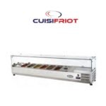 Vitrine à pizza réfrigérée posable 5 bacs 1/4 – CUISIFRIOT
