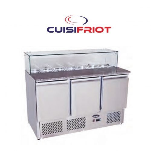 esli3864-01-e1588586512925.jpg Meuble Saladette 3 Portes Casque en Verre CUISIFRIOT – Image 1