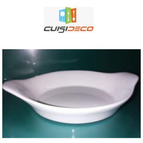 grat-01-e1589976732617.jpg Plat a gratin en porcelaine rond – Image 1