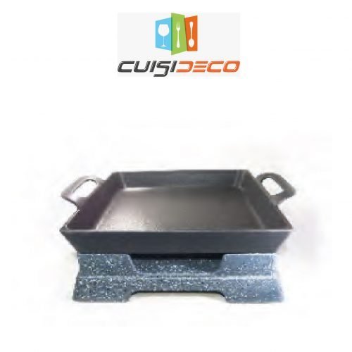 plaque-01-e1589976835343.jpg Plaque en fonte avec support en alu – Image 1