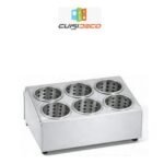 Porte couvert /6 sans pot en inox