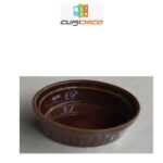 Ramequin en porcelaine marron
