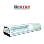 Vitrine Réfrigérée Posable Tapas 132 L - 5 Bacs 1/2